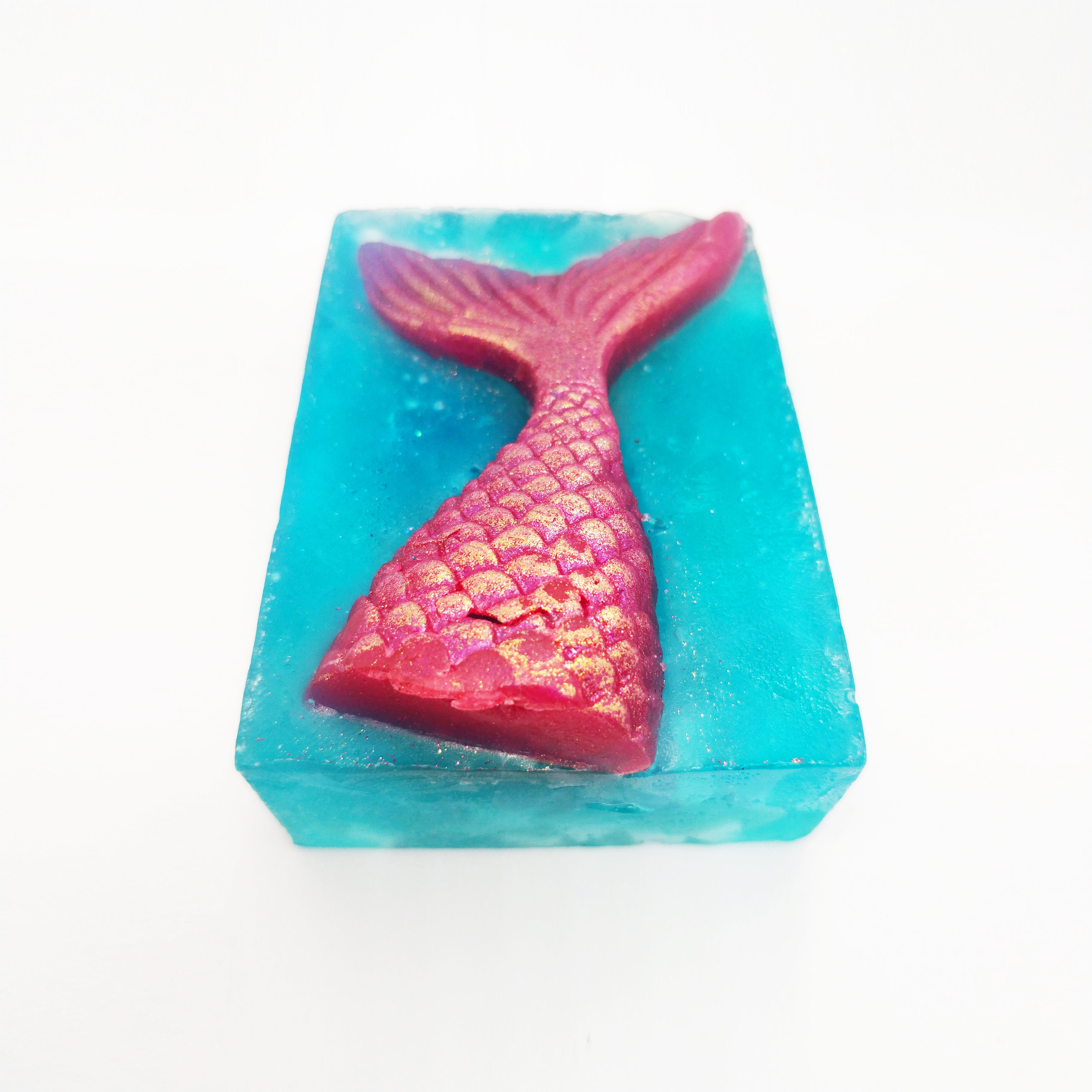 RIMURIMU Handmade Natural Peppermint Eucalyptus & Glycerine - Mermaid Treasure Designer Bath Soap