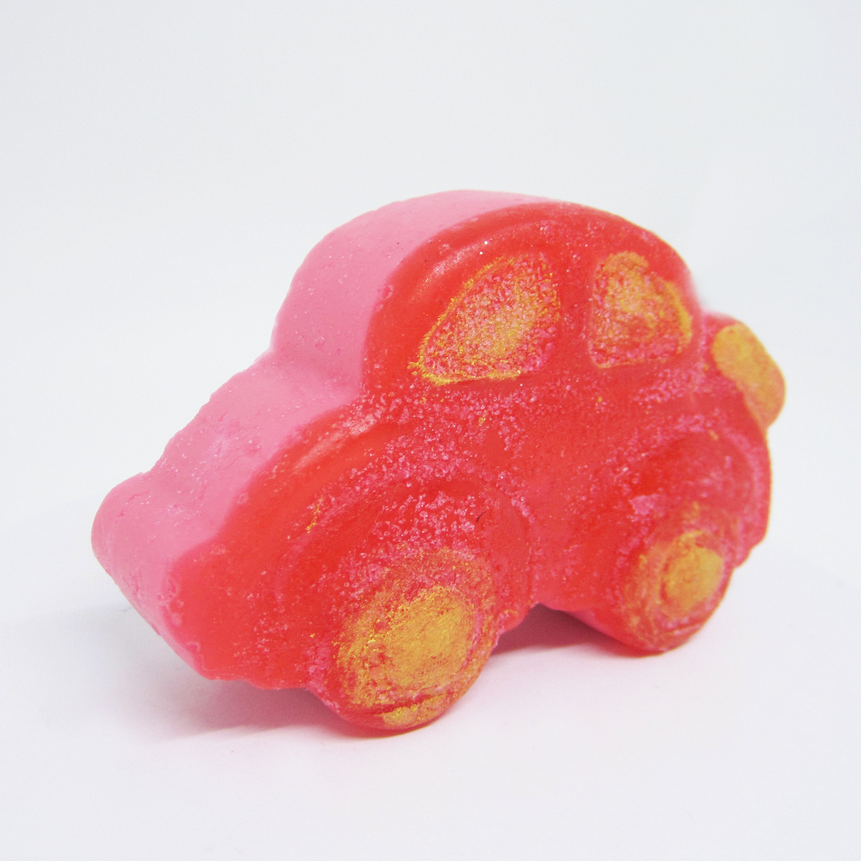 RIMURIMU Handmade Kids Pink Car Natural Soap