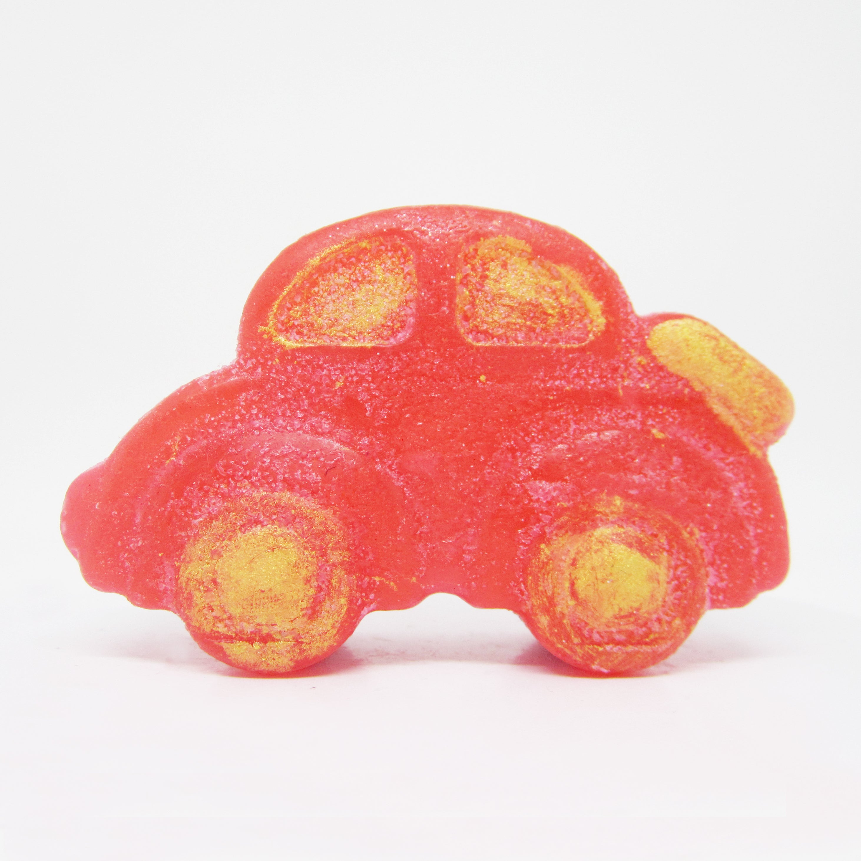 RIMURIMU Handmade Kids Pink Car Natural Soap