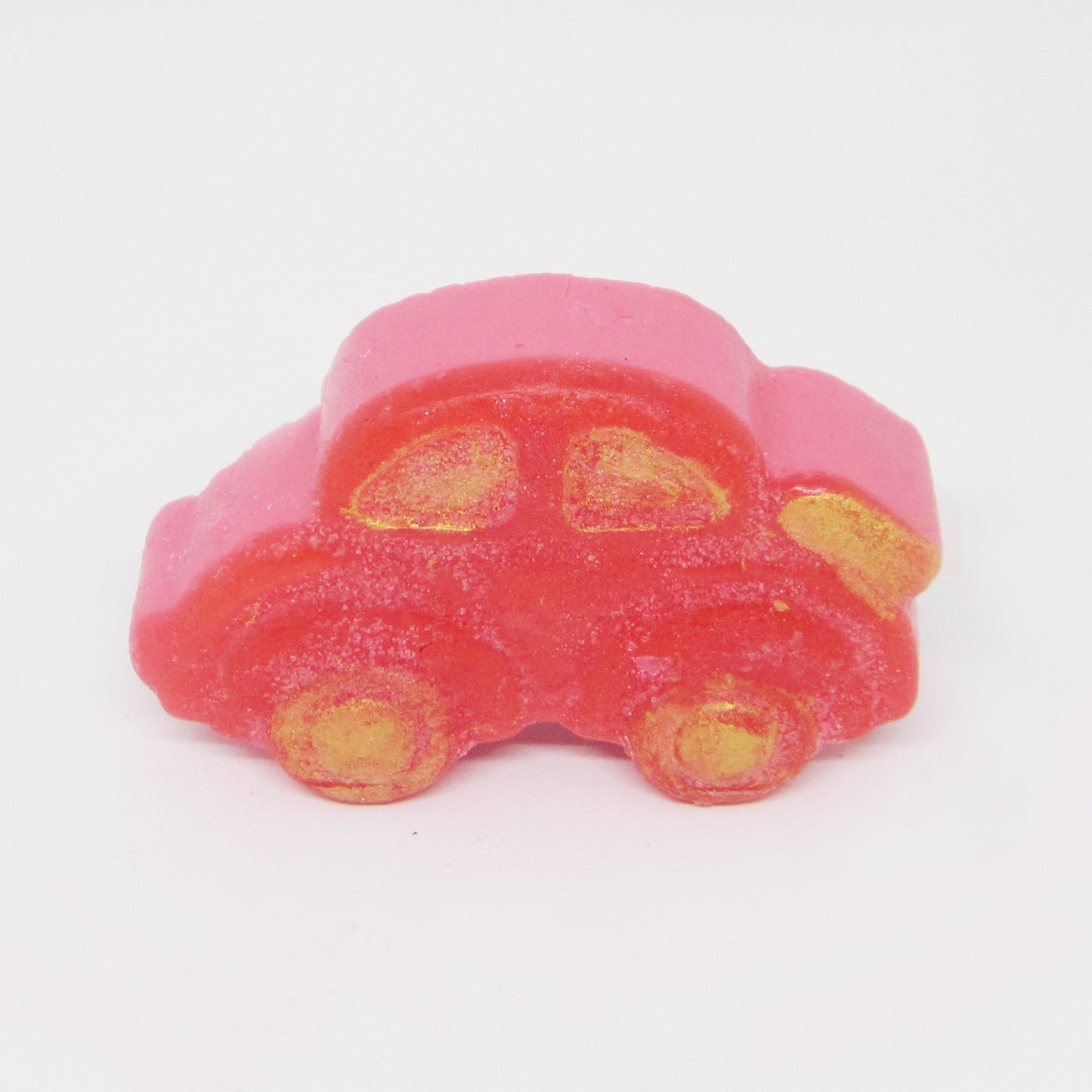 RIMURIMU Handmade Kids Pink Car Natural Soap
