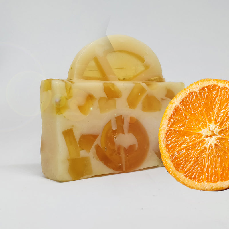 RIMURIMU Handmade Natural Orange - Vitamin C Designer Bath Soap