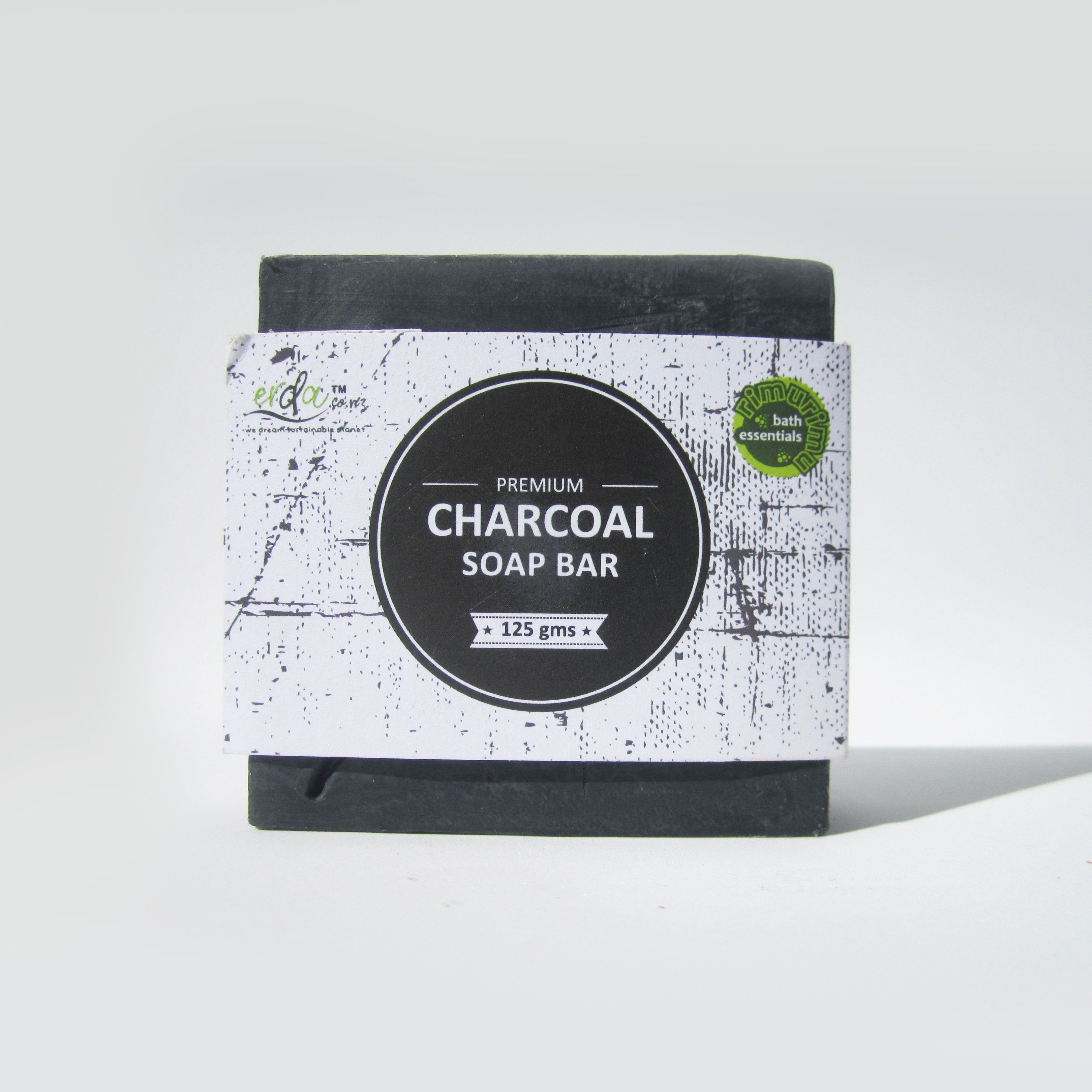 RIMURIMU Charcoal Handmade Bath Soap - 125 gms
