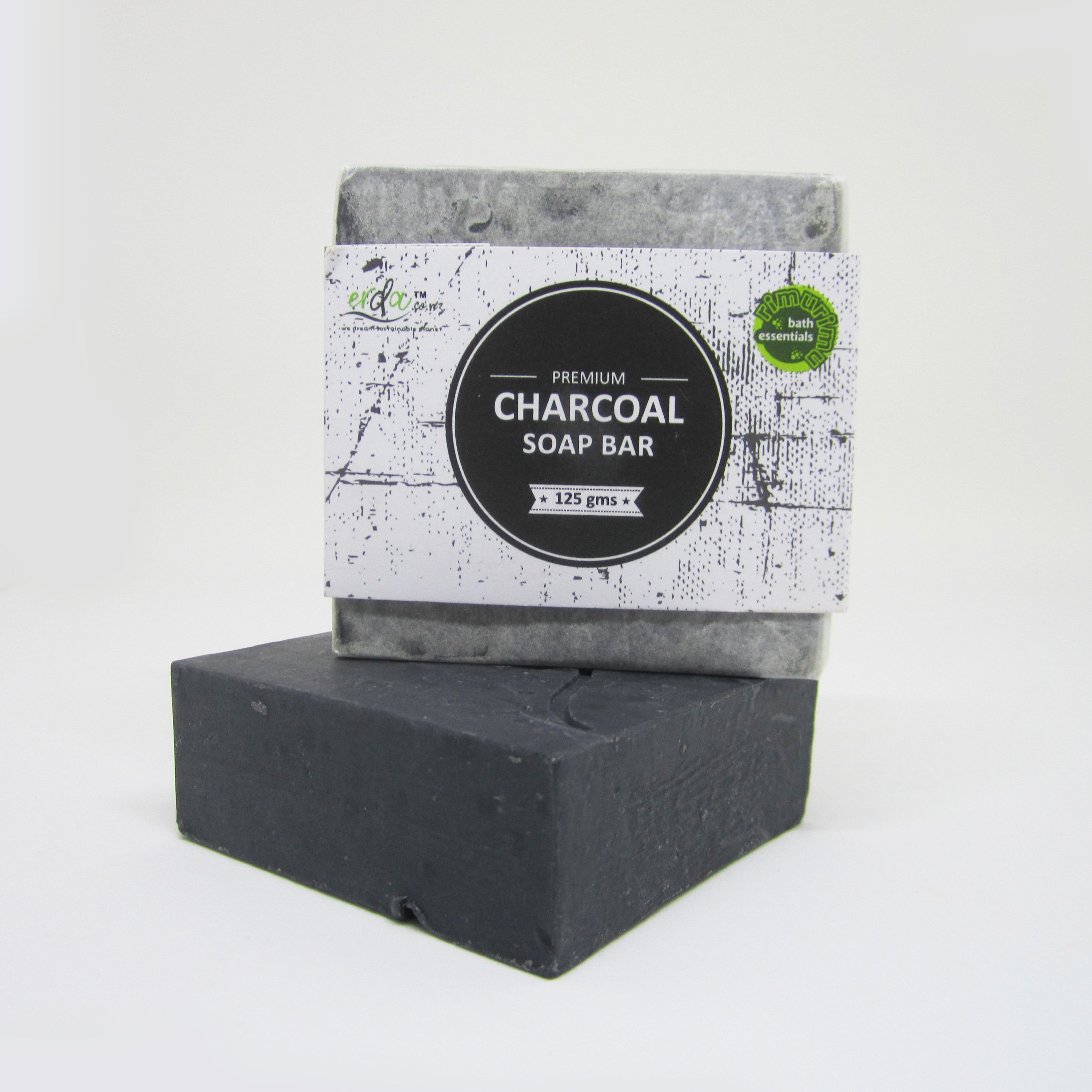 RIMURIMU Charcoal Handmade Bath Soap - 125 gms