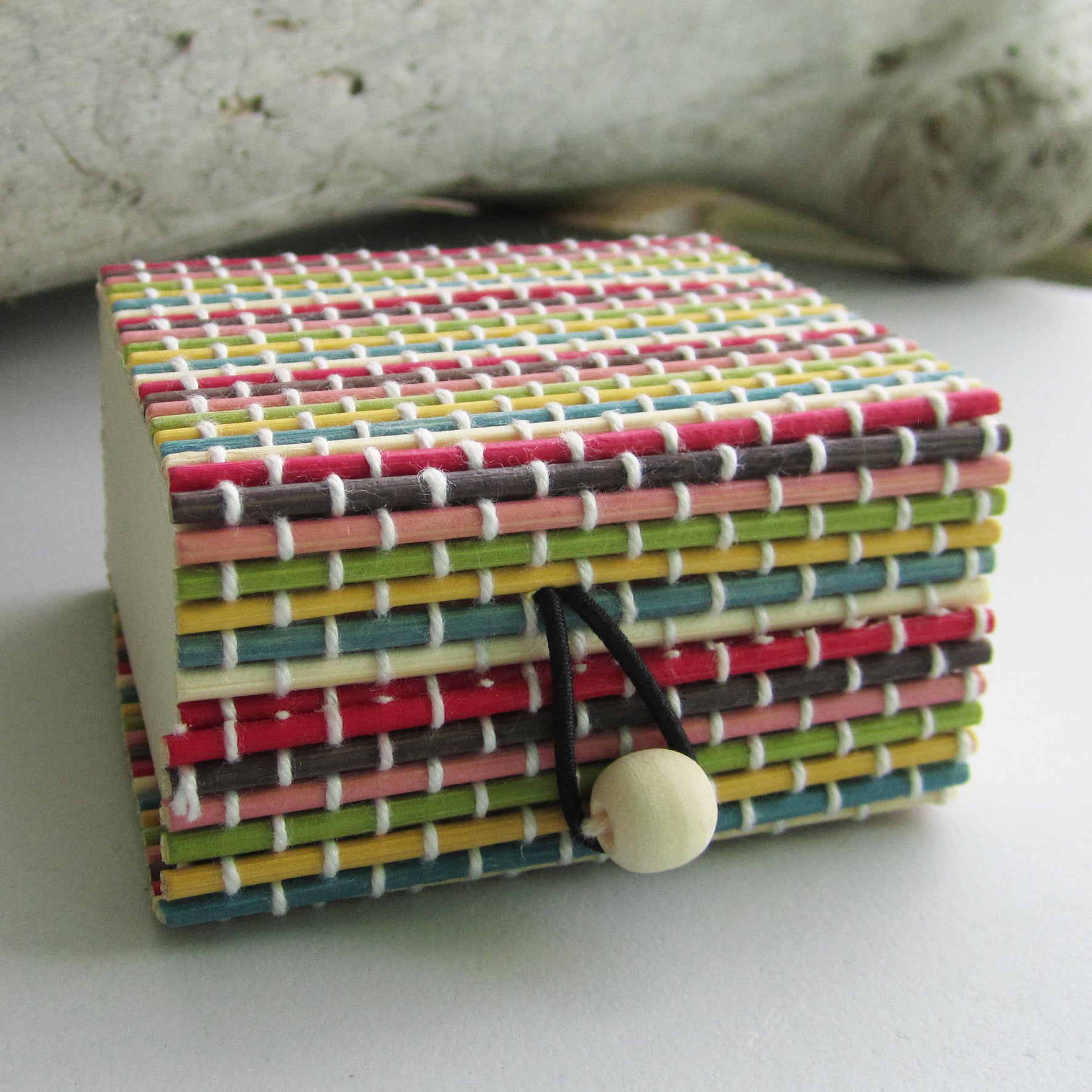 Vintage Bamboo Organizer - (Multicolour)