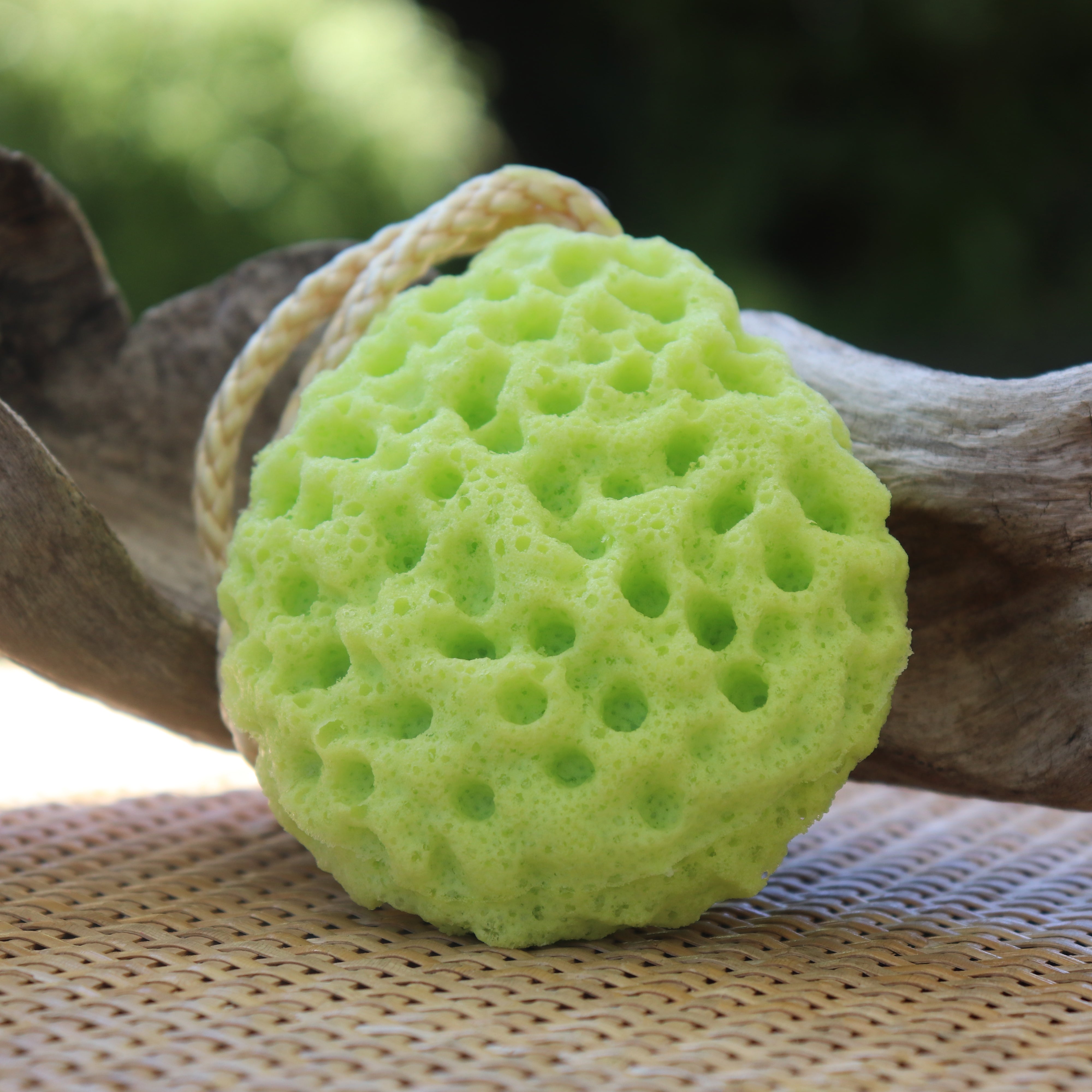 Natural Green Tea (Unisex) Bath Loofah