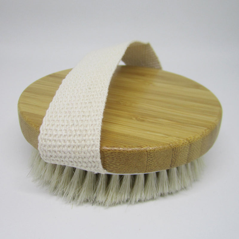 Natural Sisal Exfoliating Wooden Bath Brush - ROUND