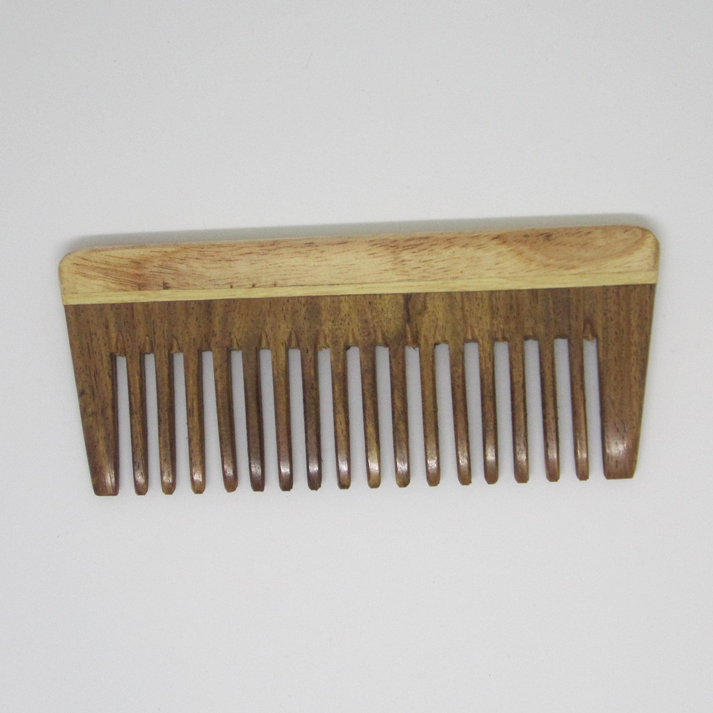 Neemwood (Azadirachta indica) CLASSIC - curl comb for thick, curly or tangled hair - 140 mm