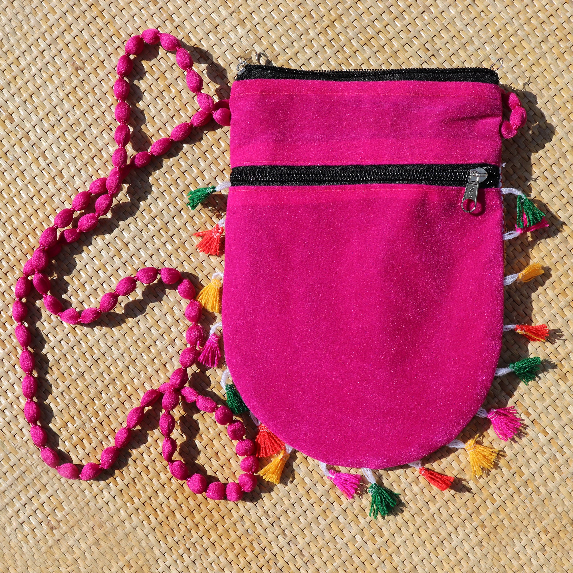 Ethnic Vintage Hand Work Vivid Sling Bag - 01