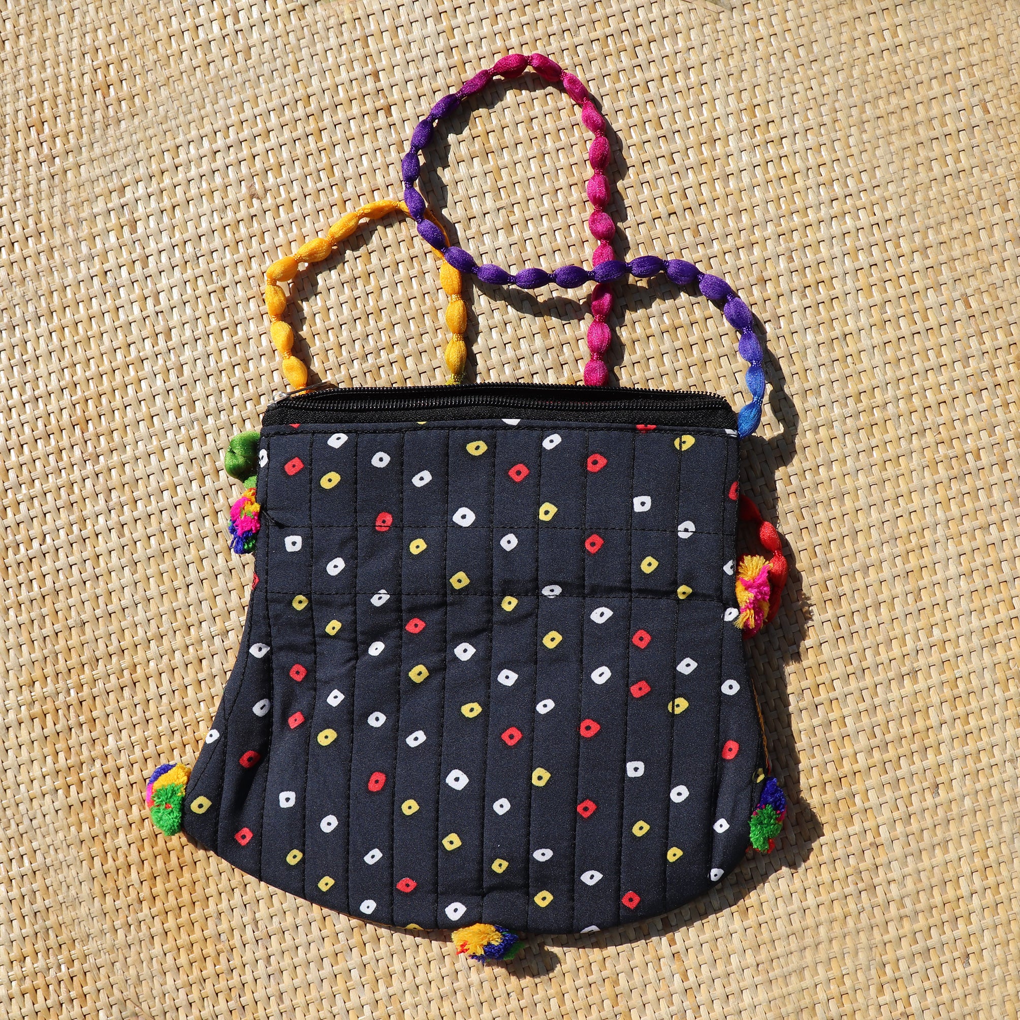 Ethnic Vintage Hand Work Vivid Sling Bag - 05