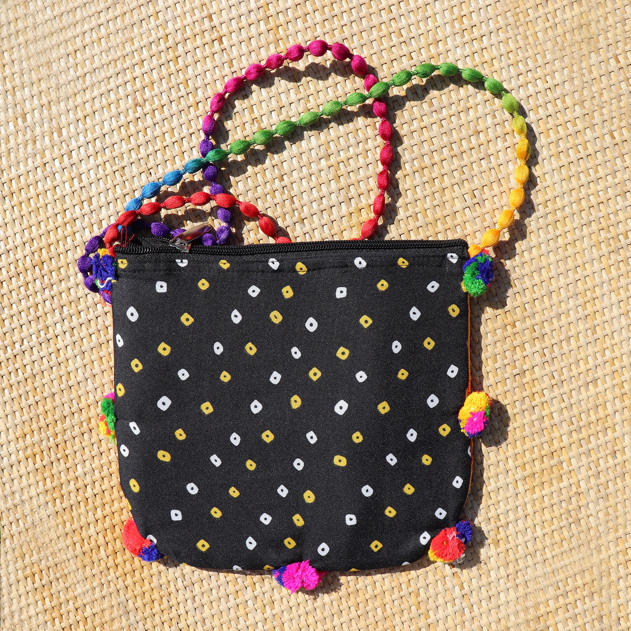 Ethnic Vintage Hand Work Vivid Sling Bag - 06