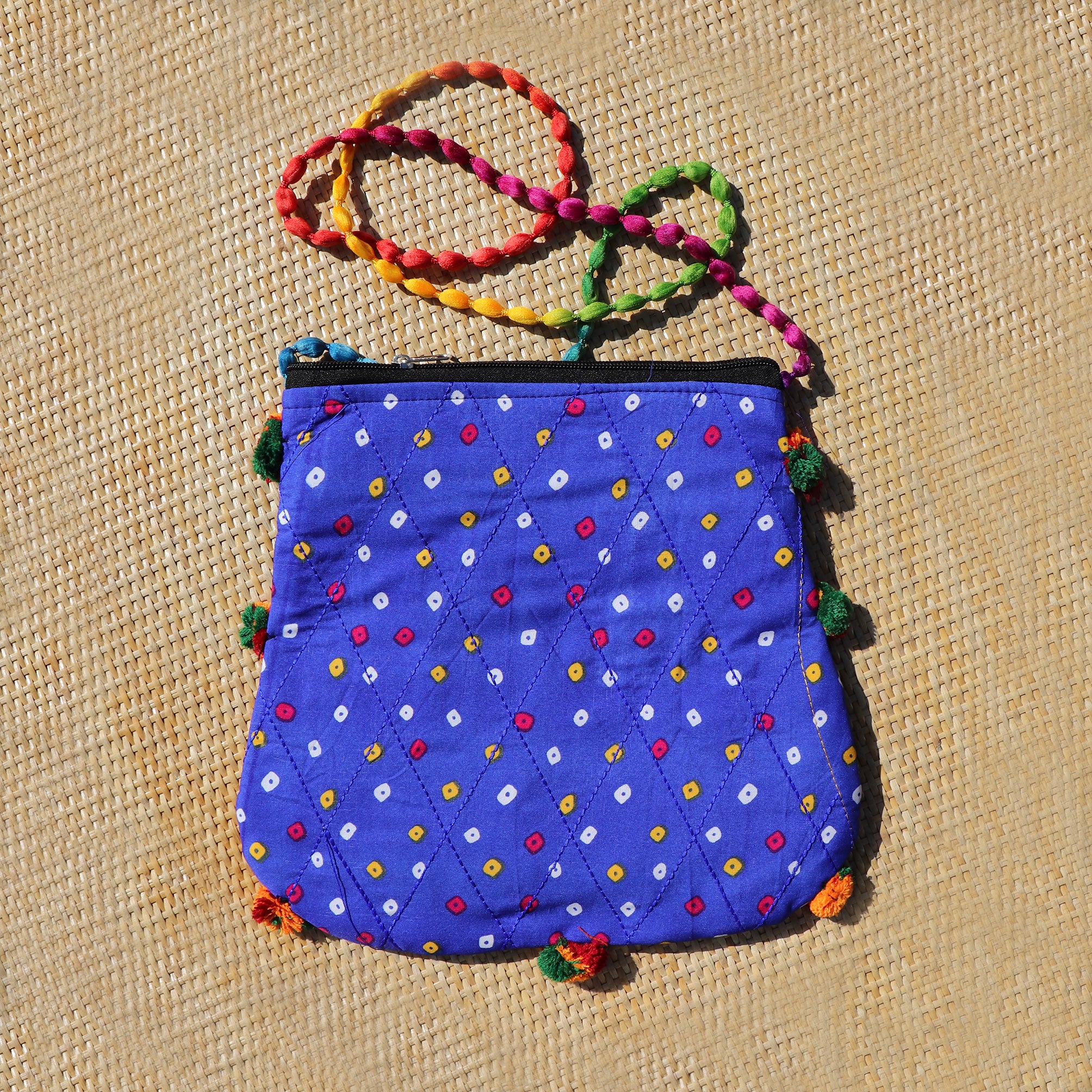 Ethnic Vintage Hand Work Vivid Sling Bag - 10
