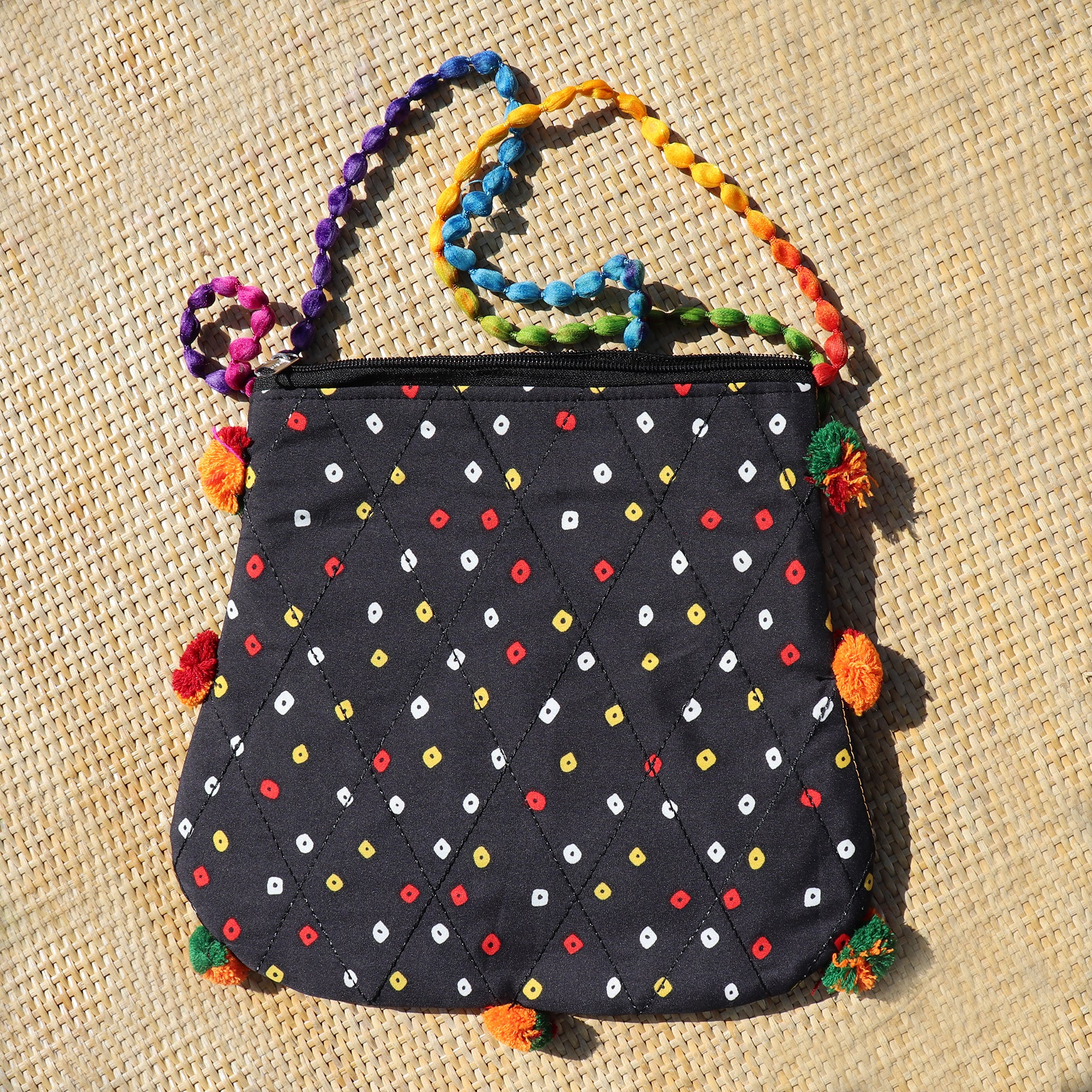 Ethnic Vintage Hand Work Vivid Sling Bag - 11