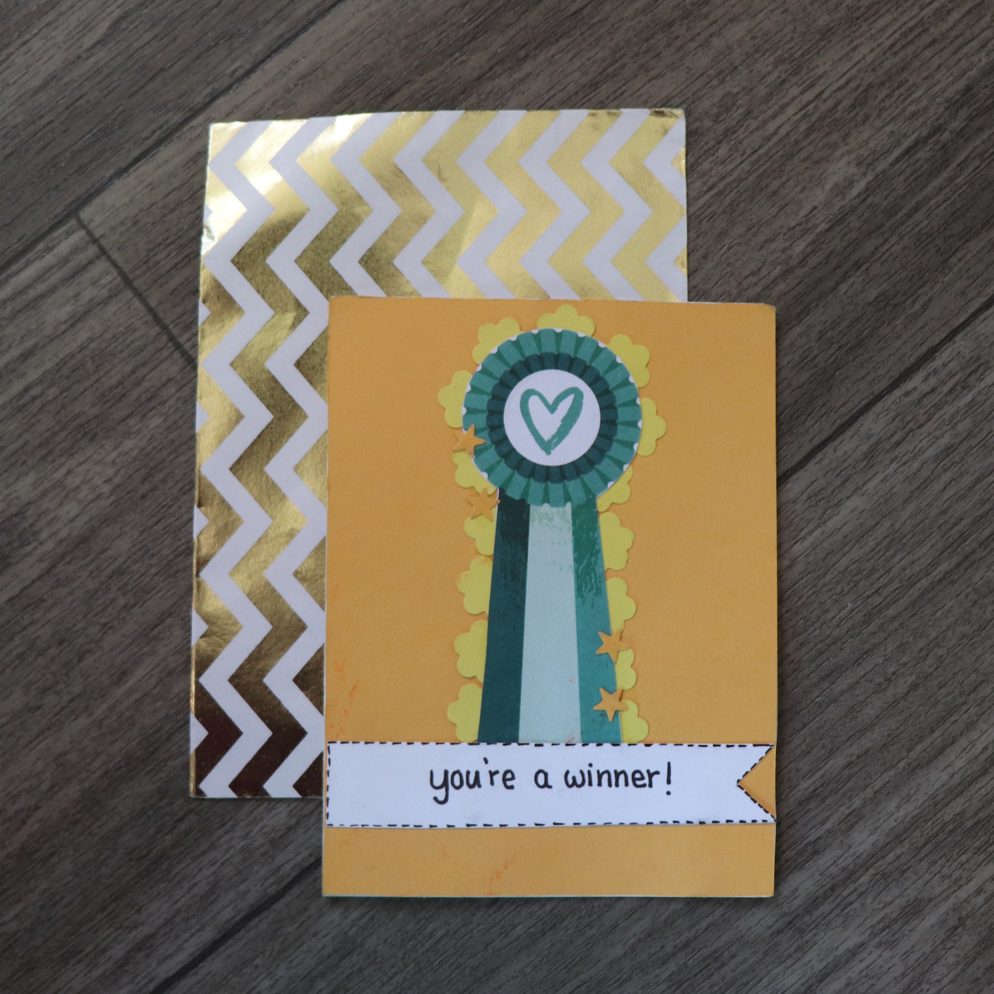 Handmade Expressions card - You're A Winner greeting card 20