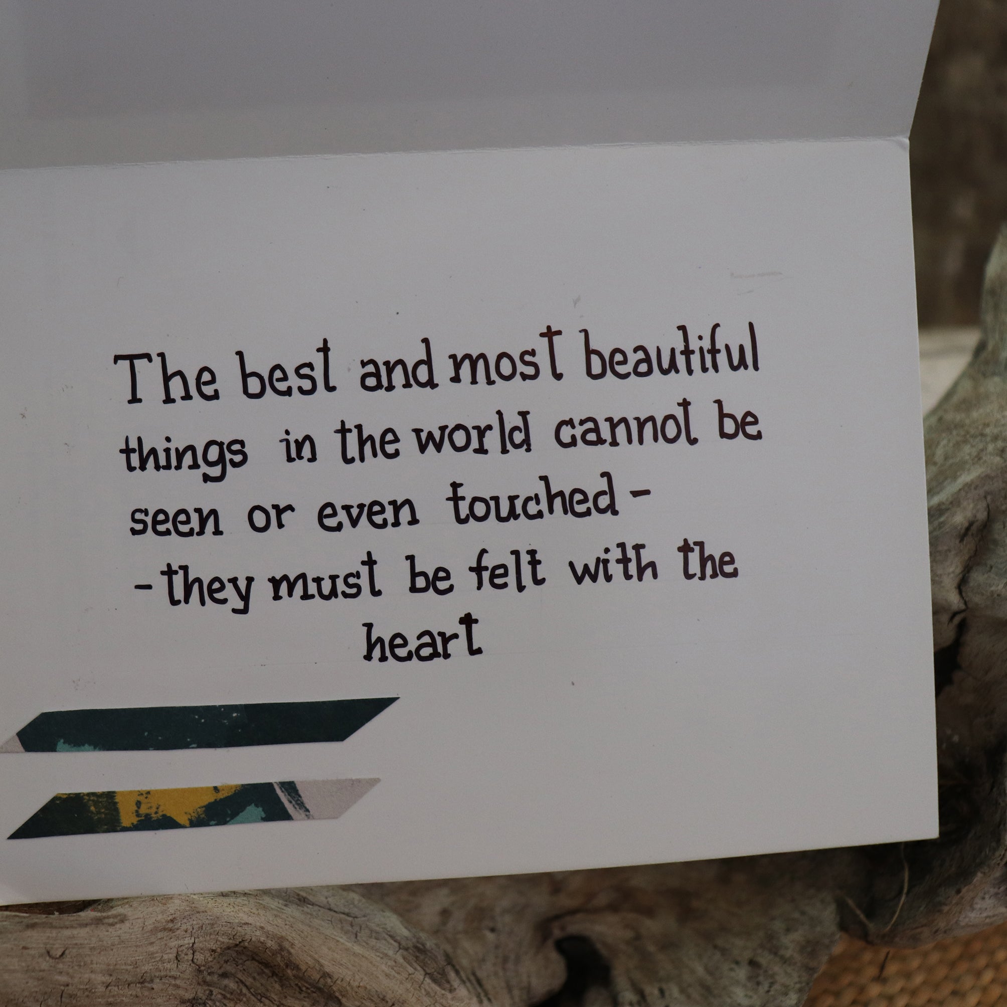 Handmade Feelings card - Touched greeting card