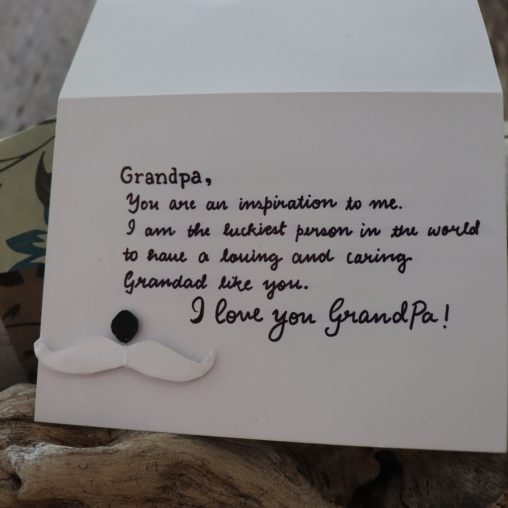 Handmade Relationships card for Grandpa - the greatest Grandpa