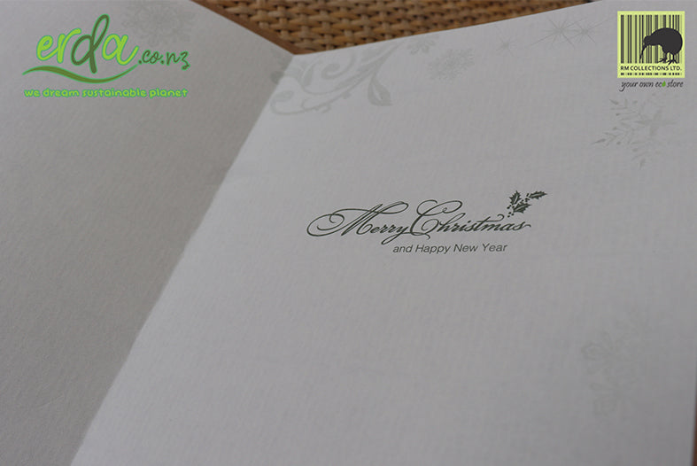 Handmade Handcrafted Bird Flower Paper Christmas Greeting Cards