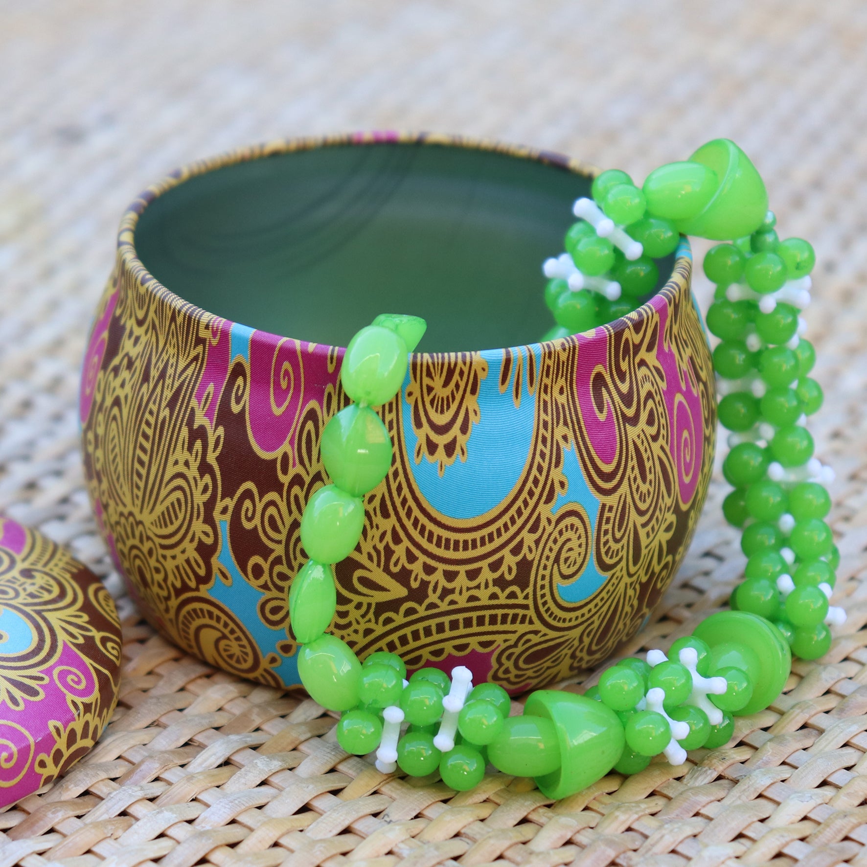 Recyclable Persian Henna Design Iron Box