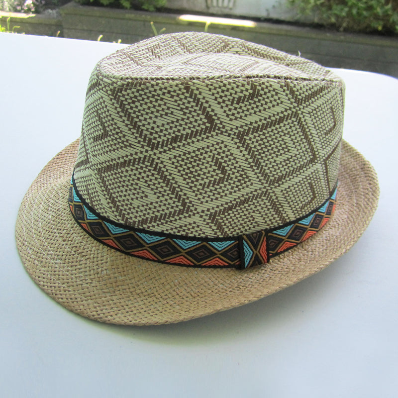 Men Straw Hat - Beige 02