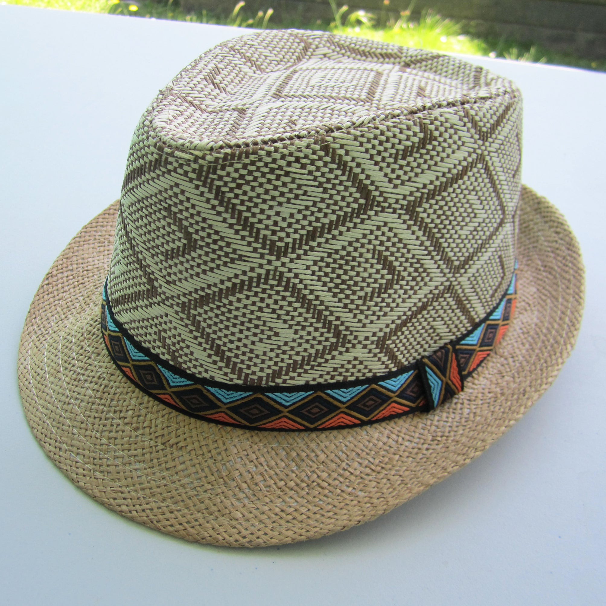 Men Straw Hat - Khaki