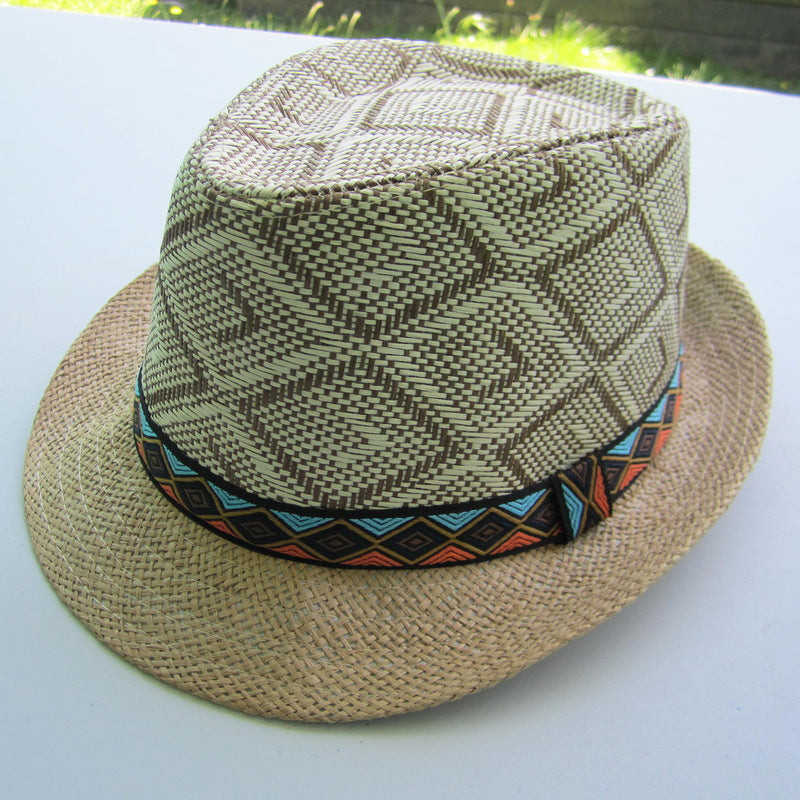 Men Straw Hat - Khaki
