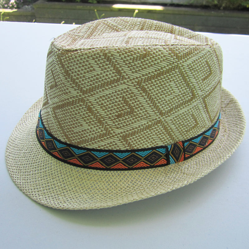 Men Straw Hat - Beige 01