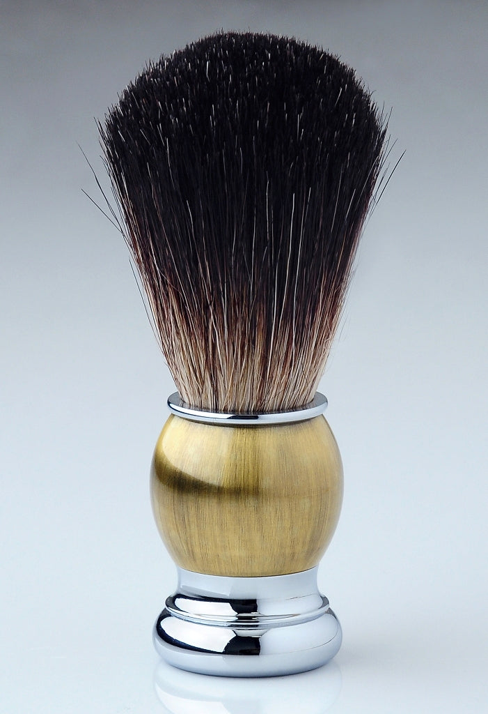 Pearl Pure Badger Hair Shaving Brush (Gold Black)