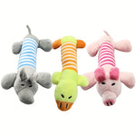 Pig & Elephant Dog Chew Toy – Squeaky & Durable for Aggressive Chewers