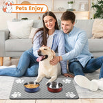 Fast-Drying Diatomaceous Pet Feeding Mat – Absorbent & Splash-Proof