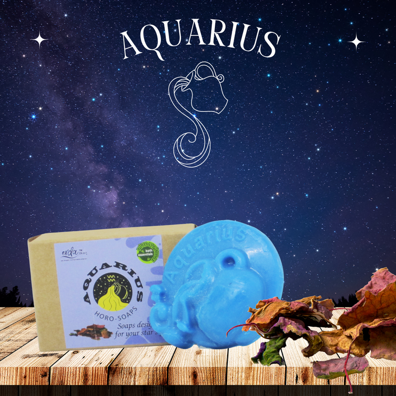 RIMURIMU Natural Patchouli AQUARIUS Horo-Soaps - [OPAQUE & CLEAR]