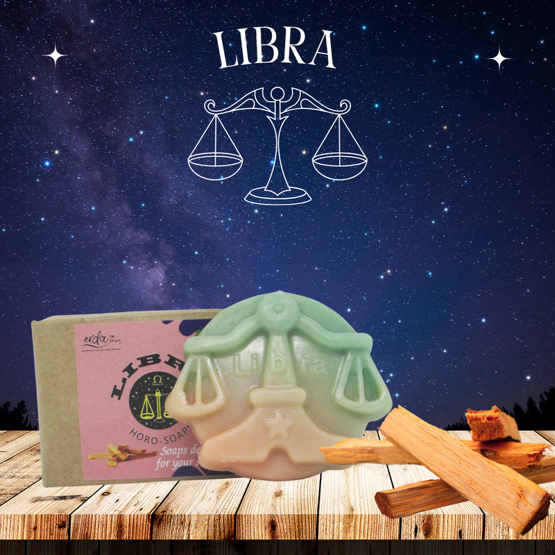 RIMURIMU Natural Sandalwood LIBRA Horo-Soaps - [OPAQUE & CLEAR]