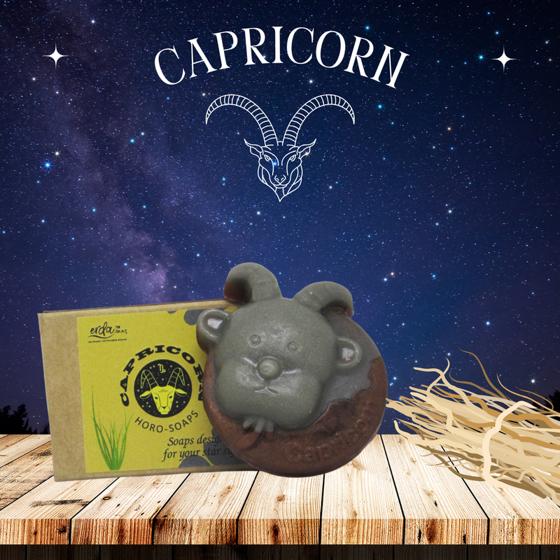 RIMURIMU Natural Vetiver CAPRICORN Horo-Soaps - [OPAQUE & CLEAR]