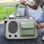 Portable Ventilated Pet Carrier Bag for Cats & Small Dogs