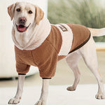 Cozy Dog Sweater Hoodie with Superpet Design, Warm Pullover for Medium to Large Breeds