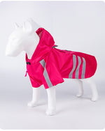 Water-Resistant Dog Raincoat with Easy Button Closure