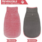 Double-Sided Fleece Dog Winter Coat – Windproof & Warm