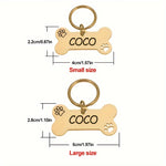 Customized Pet Tag – Golden / Silvery (C3)