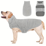 Double-Sided Fleece Dog Winter Coat – Windproof & Warm
