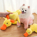 SweetS Large Dog Chew Toy – Heavy-Duty Plush Duck with Squeaker for All Breeds