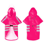 Water-Resistant Dog Raincoat with Easy Button Closure
