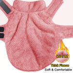 Double-Sided Fleece Dog Winter Coat – Windproof & Warm