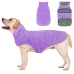 Double-Sided Fleece Dog Winter Coat – Windproof & Warm
