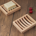 Natural Bamboo Soap Container - Wave Rack