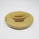 Natural Bamboo Soap Tray - Round Shaped