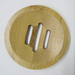 Natural Bamboo Soap Tray - Round Shaped