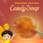 RIMURIMU Handmade Kids Orange Candy Natural Soap
