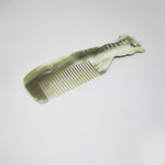 Tibet Hand Carved Yak Horn Combs - 6 (Horse)