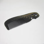 Tibet Hand Carved Yak Horn Combs - 7 (Pecan)
