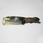 Tibet Hand Carved Yak Horn Combs - 14 (Bull)