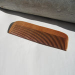 Natural Peach Wood Classic (Floral Design 1) comb