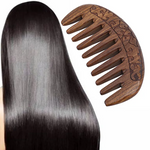 Handmade Sandalwood Wide Tooth Wood Comb